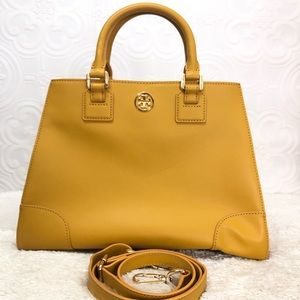 🌸OFFERS?🌸Tory Burch Leather Mustard Satchel